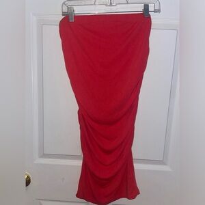NWOT FREE PEOPLE BEACH RUCHED DRESS